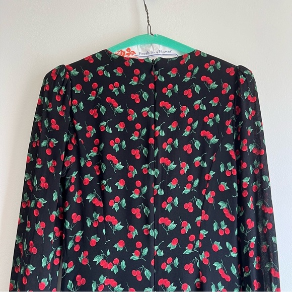 Reformation Ferris Dress in Cherry Pie - Picture 13 of 16